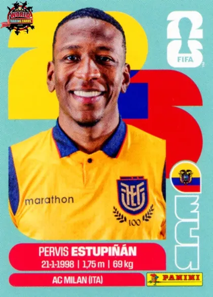 ECU5 Pervis Estupiñán Panini World Cup 2026 2026 ECU5 Pervis Estupiñán Panini World Cup 2026 2026