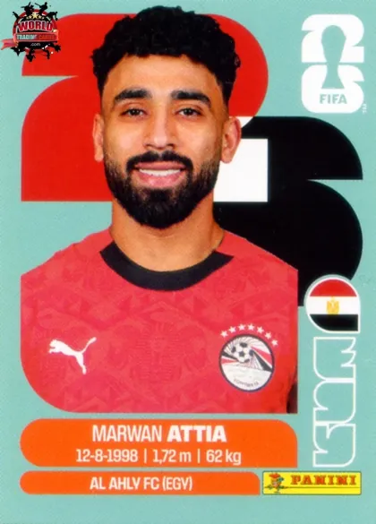 EGY10 Marwan Attia Panini World Cup 2026 2026 EGY10 Marwan Attia Panini World Cup 2026 2026