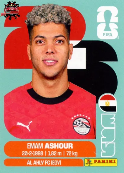 EGY15 Emam Ashour Panini World Cup 2026 2026 EGY15 Emam Ashour Panini World Cup 2026 2026