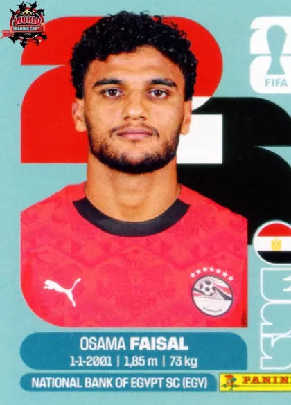 EGY16 Osama Faisal Panini World Cup 2026 2026 EGY16 Osama Faisal Panini World Cup 2026 2026
