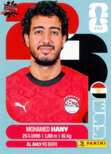 EGY3 Mohamed Hany Panini World Cup 2026 2026 EGY3 Mohamed Hany Panini World Cup 2026 2026