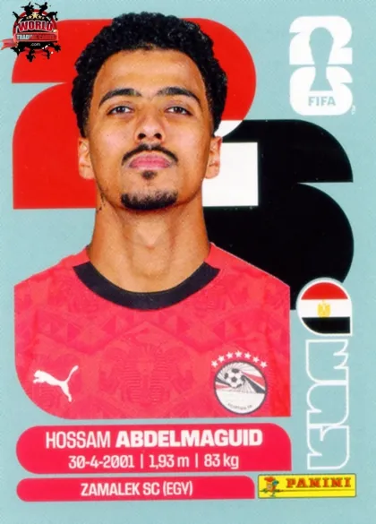EGY8 Hossam Abdelmaguid Panini World Cup 2026 2026 EGY8 Hossam Abdelmaguid Panini World Cup 2026 2026