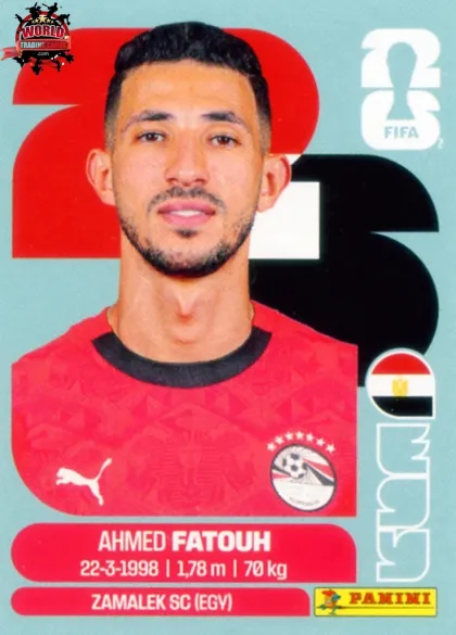 EGY9 Ahmed Fatouh Panini World Cup 2026 2026 EGY9 Ahmed Fatouh Panini World Cup 2026 2026