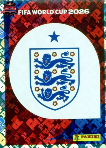 ENG1 Emblem Panini World Cup 2026 2026 ENG1 Emblem Panini World Cup 2026 2026