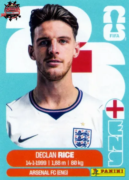 ENG10 Declan Rice Panini World Cup 2026 2026 ENG10 Declan Rice Panini World Cup 2026 2026