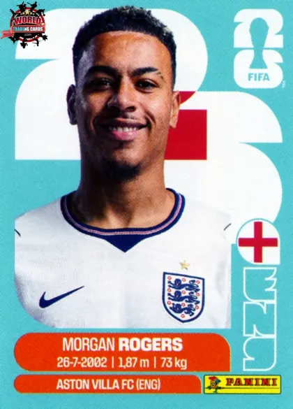 ENG14 Morgan Rogers Panini World Cup 2026 2026 ENG14 Morgan Rogers Panini World Cup 2026 2026