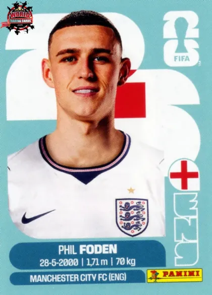ENG16 Phil Foden Panini World Cup 2026 2026 ENG16 Phil Foden Panini World Cup 2026 2026
