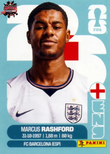 ENG19 Marcus Rashford Panini World Cup 2026 2026 ENG19 Marcus Rashford Panini World Cup 2026 2026