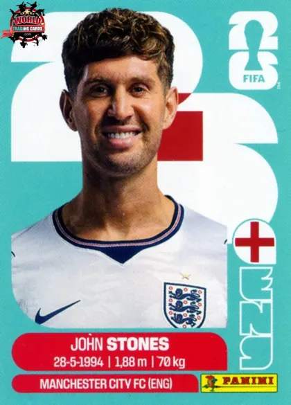 ENG3 John Stones Panini World Cup 2026 2026 ENG3 John Stones Panini World Cup 2026 2026
