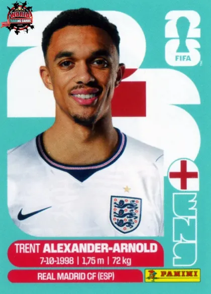 ENG6 Trent Alexander-Arnold Panini World Cup 2026 2026 ENG6 Trent Alexander-Arnold Panini World Cup 2026 2026