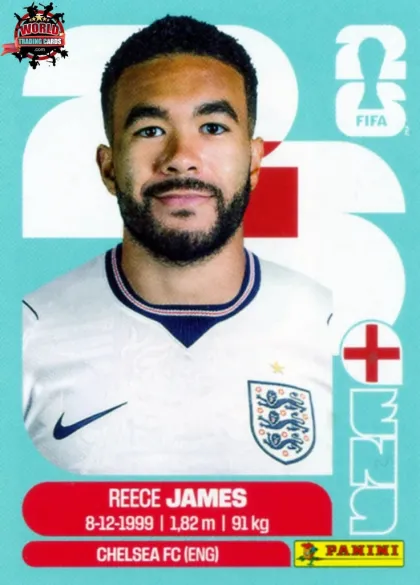 ENG7 Reece James Panini World Cup 2026 2026 ENG7 Reece James Panini World Cup 2026 2026