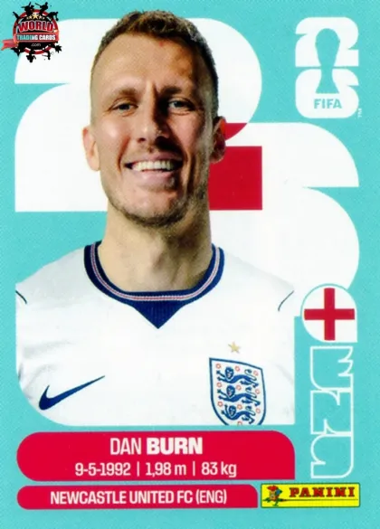 ENG8 Dan Burn Panini World Cup 2026 2026 ENG8 Dan Burn Panini World Cup 2026 2026