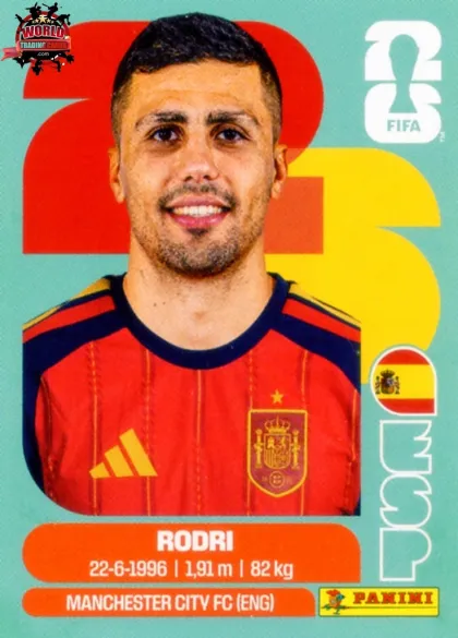 ESP10 Rodri Panini World Cup 2026 2026 ESP10 Rodri Panini World Cup 2026 2026
