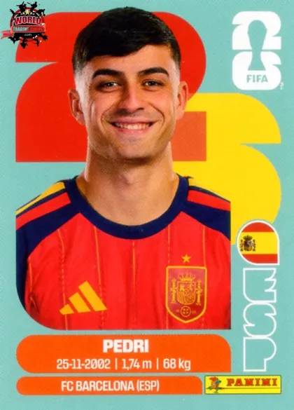 ESP11 Pedri Panini World Cup 2026 2026 ESP11 Pedri Panini World Cup 2026 2026