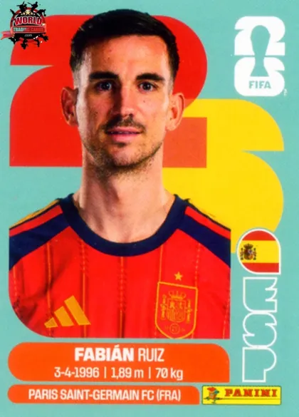 ESP12 Fabian Ruiz Panini World Cup 2026 2026 ESP12 Fabian Ruiz Panini World Cup 2026 2026