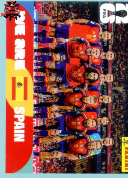 ESP13 Team Photo Panini World Cup 2026 2026 ESP13 Team Photo Panini World Cup 2026 2026