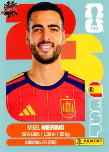 ESP14 Mikel Merino Panini World Cup 2026 2026 ESP14 Mikel Merino Panini World Cup 2026 2026