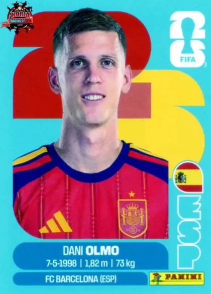 ESP16 Dani Olmo Panini World Cup 2026 2026 ESP16 Dani Olmo Panini World Cup 2026 2026