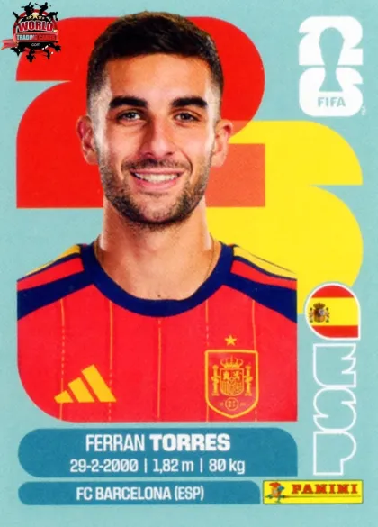 ESP18 Ferran Torres Panini World Cup 2026 2026 ESP18 Ferran Torres Panini World Cup 2026 2026