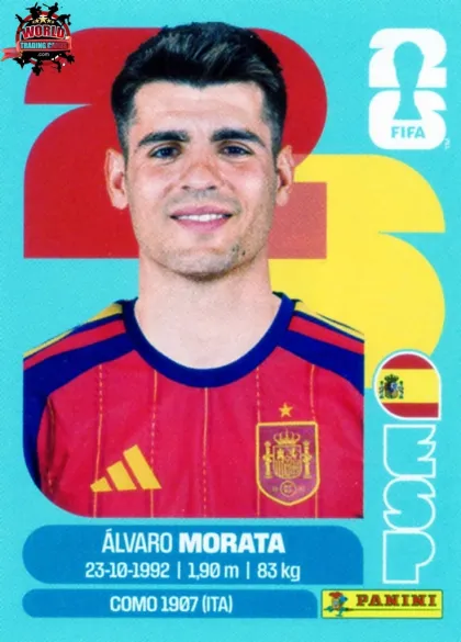 ESP19 Álvaro Morata Panini World Cup 2026 2026 ESP19 Álvaro Morata Panini World Cup 2026 2026