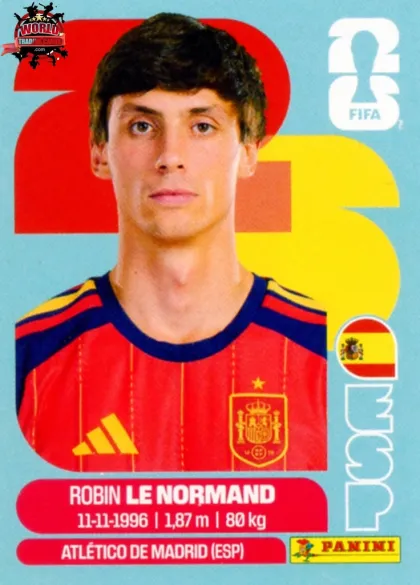 ESP3 Robin Le Normand Panini World Cup 2026 2026 ESP3 Robin Le Normand Panini World Cup 2026 2026