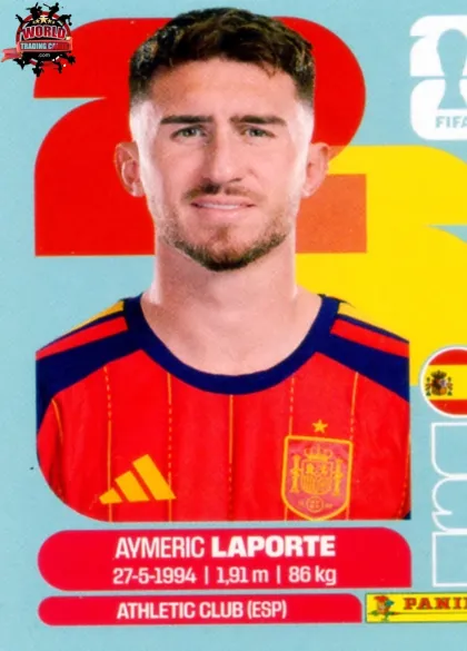 ESP4 Aymeric Laporte Panini World Cup 2026 2026 ESP4 Aymeric Laporte Panini World Cup 2026 2026