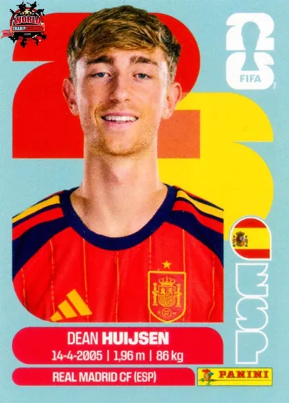 ESP5 Dean Huijsen Panini World Cup 2026 2026 ESP5 Dean Huijsen Panini World Cup 2026 2026