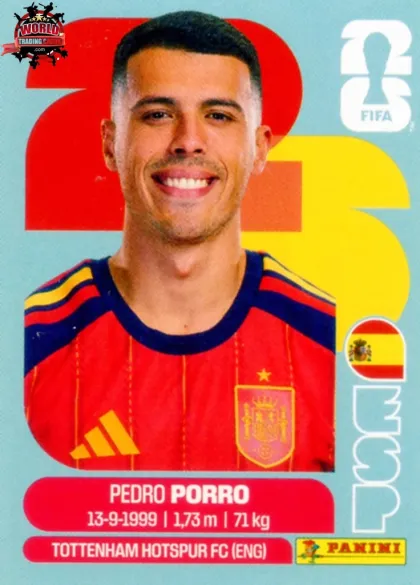 ESP6 Pedro Porro Panini World Cup 2026 2026 ESP6 Pedro Porro Panini World Cup 2026 2026