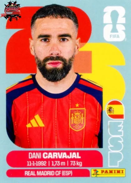 ESP7 Dani Carvajal Panini World Cup 2026 2026 ESP7 Dani Carvajal Panini World Cup 2026 2026