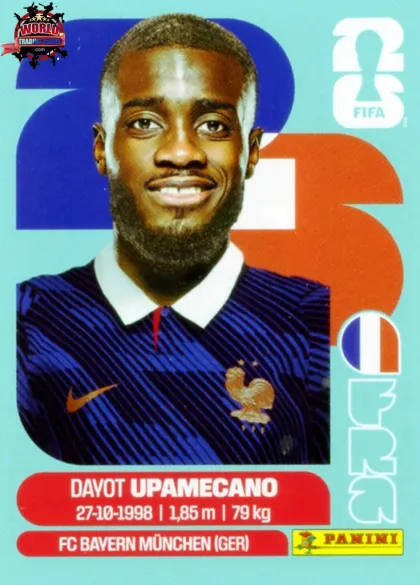 FRA7 Dayot Upamecano Panini World Cup 2026 2026 FRA7 Dayot Upamecano Panini World Cup 2026 2026