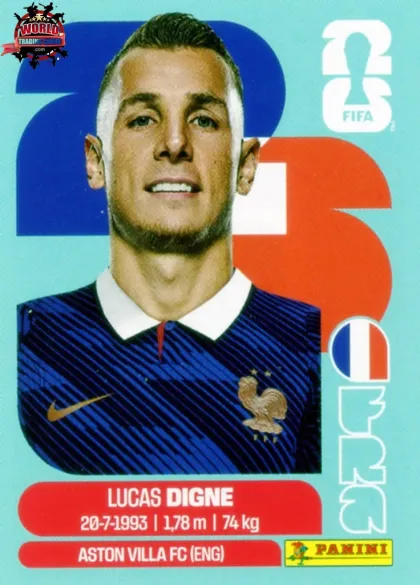 FRA8 Lucas Digne Panini World Cup 2026 2026 FRA8 Lucas Digne Panini World Cup 2026 2026