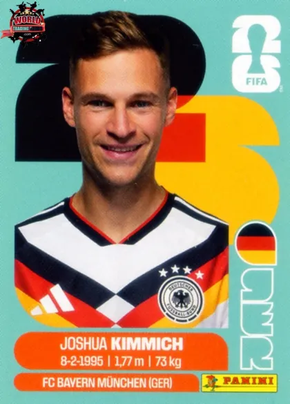 GER10 Joshua Kimmich Panini World Cup 2026 2026 GER10 Joshua Kimmich Panini World Cup 2026 2026
