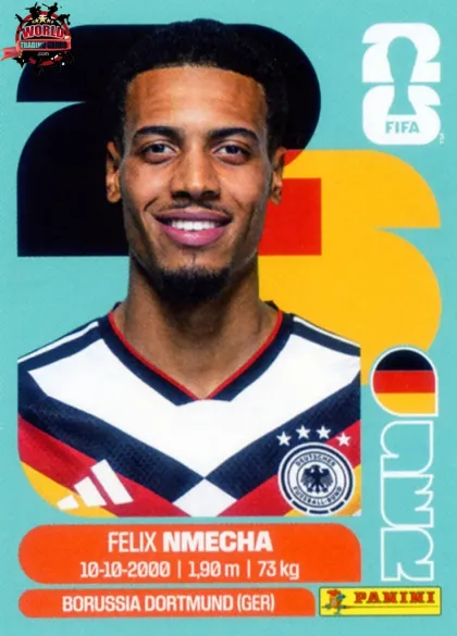 GER12 Felix Nmecha Panini World Cup 2026 2026 GER12 Felix Nmecha Panini World Cup 2026 2026
