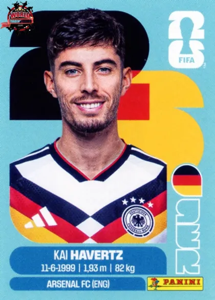 GER17 Kai Havertz Panini World Cup 2026 2026 GER17 Kai Havertz Panini World Cup 2026 2026