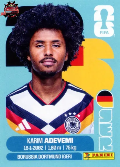 GER19 Karim Adeyemi Panini World Cup 2026 2026 GER19 Karim Adeyemi Panini World Cup 2026 2026