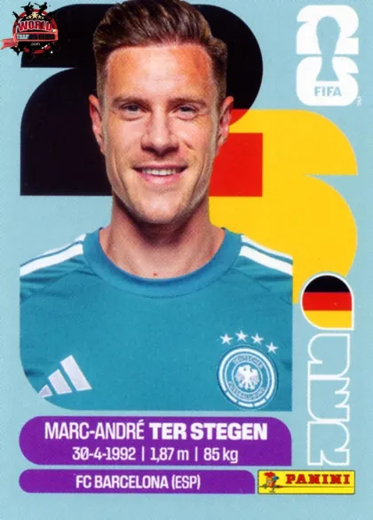 GER2 Marc-André ter Stegen Panini World Cup 2026 2026 GER2 Marc-André ter Stegen Panini World Cup 2026 2026