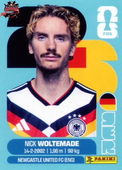 GER20 Nick Woltemade Panini World Cup 2026 2026 GER20 Nick Woltemade Panini World Cup 2026 2026