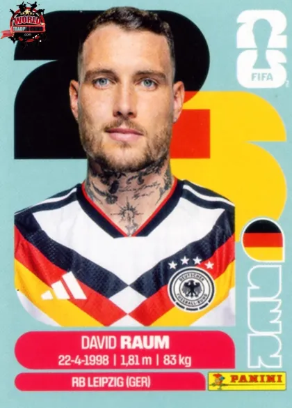 GER4 David Raum Panini World Cup 2026 2026 GER4 David Raum Panini World Cup 2026 2026