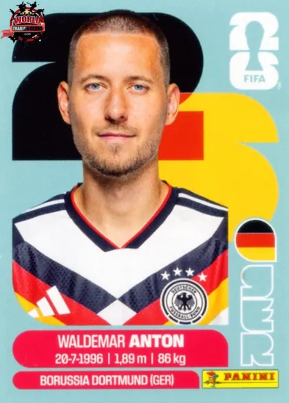 GER7 Waldemar Anton Panini World Cup 2026 2026 GER7 Waldemar Anton Panini World Cup 2026 2026