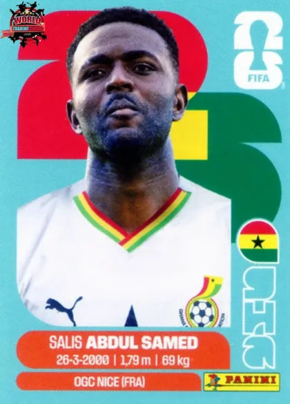 GHA11 Salis Abdul Samed Panini World Cup 2026 2026 GHA11 Salis Abdul Samed Panini World Cup 2026 2026