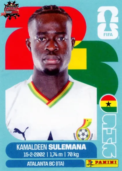 GHA12 Kamaldeen Sulemana Panini World Cup 2026 2026 GHA12 Kamaldeen Sulemana Panini World Cup 2026 2026