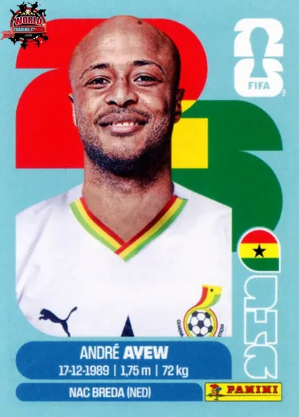 GHA17 Andrew Ayew Panini World Cup 2026 2026 GHA17 Andrew Ayew Panini World Cup 2026 2026
