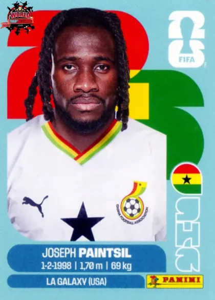 GHA18 Joseph Paintsil Panini World Cup 2026 2026 GHA18 Joseph Paintsil Panini World Cup 2026 2026