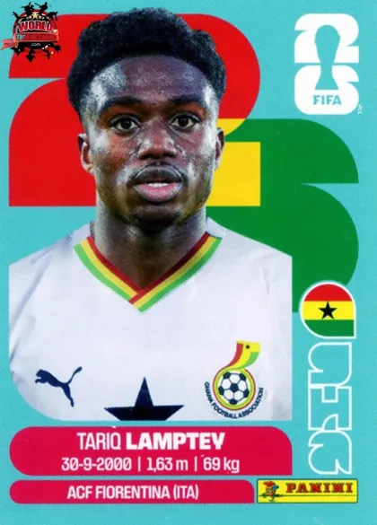 GHA3 Tariq Lamptey Panini World Cup 2026 2026 GHA3 Tariq Lamptey Panini World Cup 2026 2026