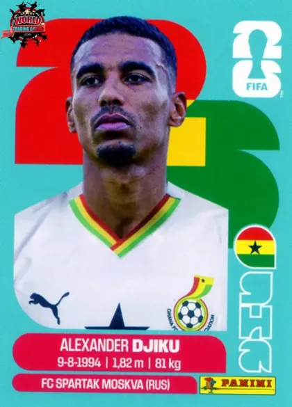 GHA6 Alexander Djiku Panini World Cup 2026 2026 GHA6 Alexander Djiku Panini World Cup 2026 2026
