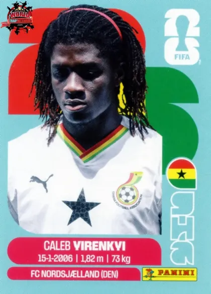 GHA8 Caleb Yirenkyi Panini World Cup 2026 2026 GHA8 Caleb Yirenkyi Panini World Cup 2026 2026
