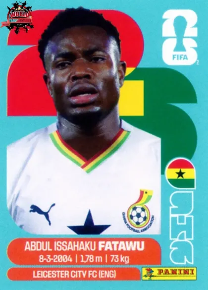 GHA9 Abdul Issahaku Fatawu Panini World Cup 2026 2026 GHA9 Abdul Issahaku Fatawu Panini World Cup 2026 2026