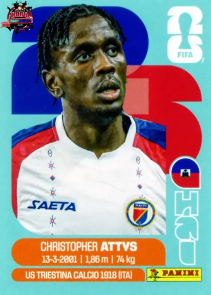 HAI14 Christopher Attys Panini World Cup 2026 2026 HAI14 Christopher Attys Panini World Cup 2026 2026