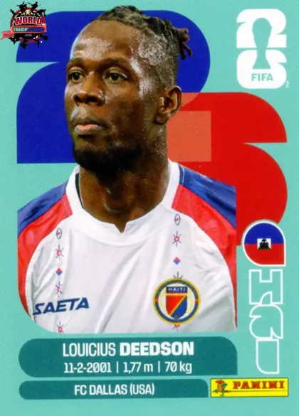 HAI19 Louicius Deedson Panini World Cup 2026 2026 HAI19 Louicius Deedson Panini World Cup 2026 2026