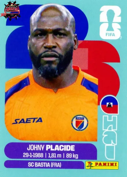 HAI2 Johny Placide Panini World Cup 2026 2026 HAI2 Johny Placide Panini World Cup 2026 2026
